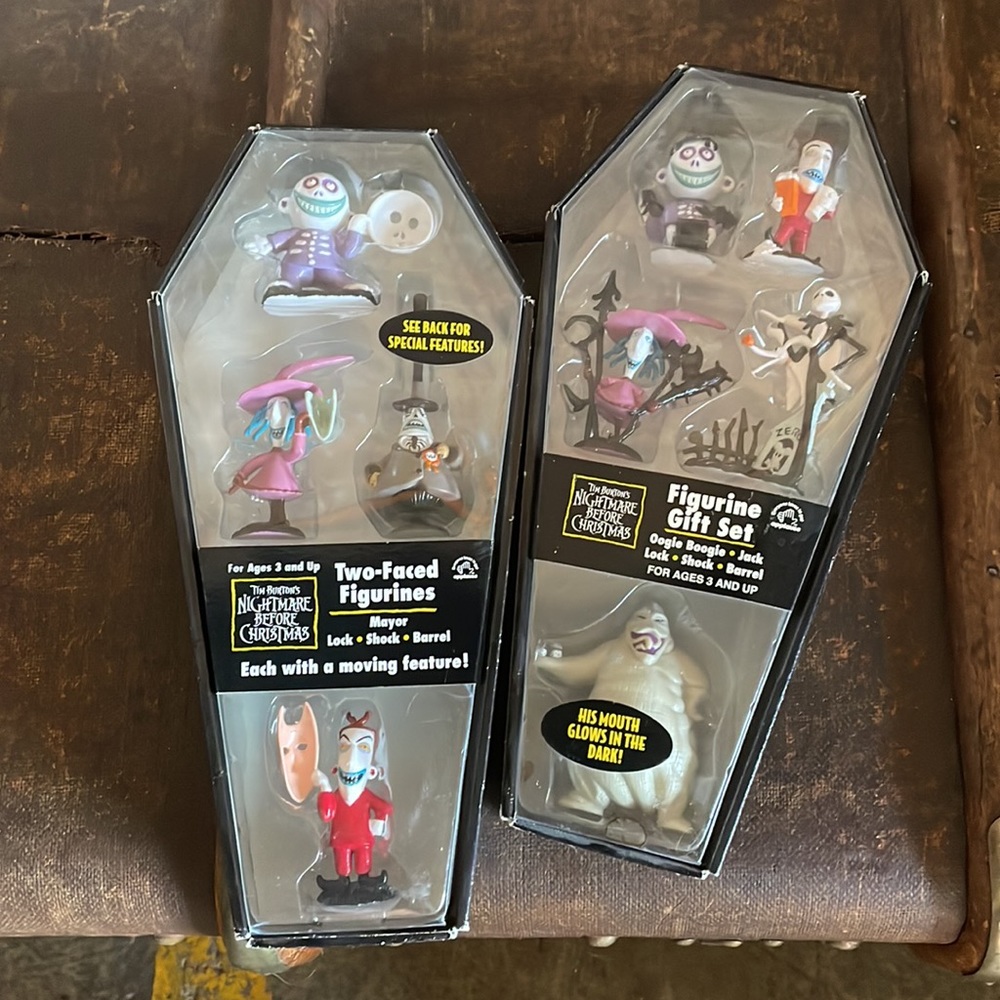 Vintage Tim Burton's Nightmare before Christmas Gift Sets purchased in 1997